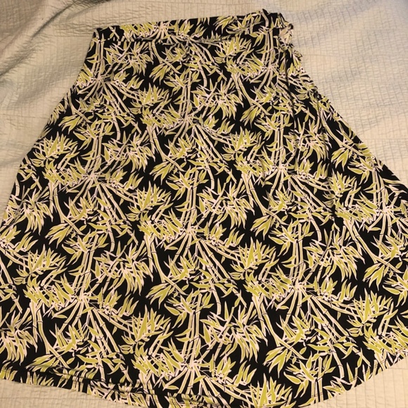 Michael Kors Bamboo Lime Green Black Dress Plus Size 18 18W - Picture 13 of 13